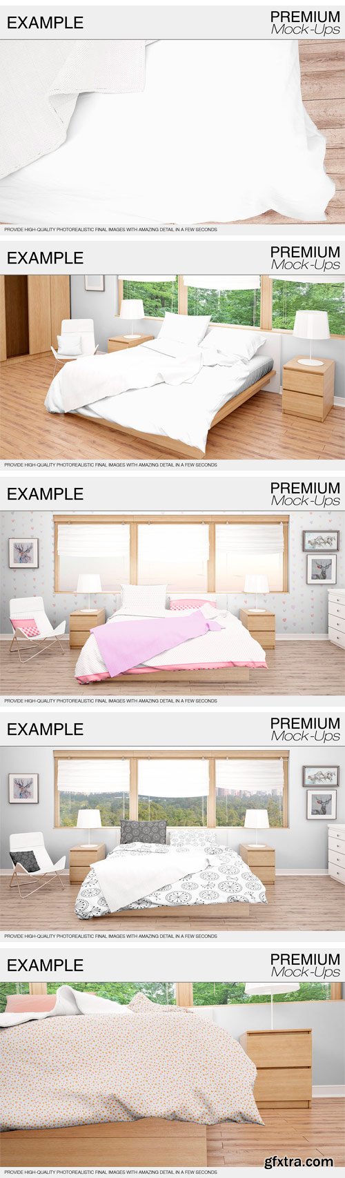 CM - Bedding Mockup Set 1696766