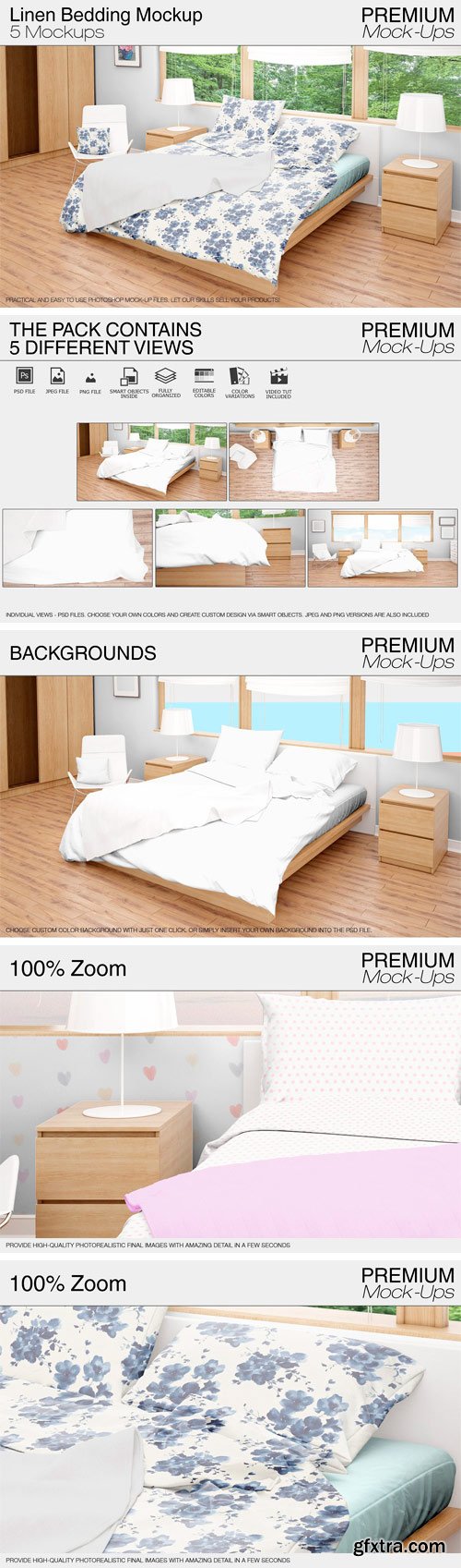 CM - Bedding Mockup Set 1696766