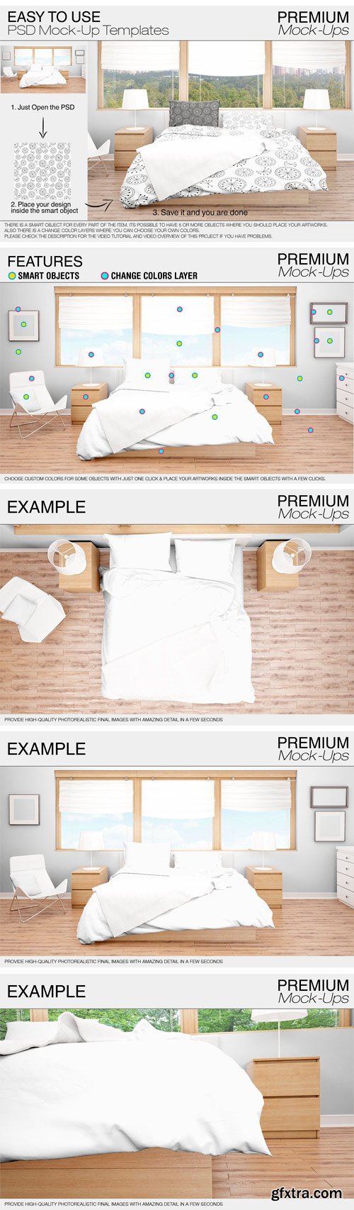 CM - Bedding Mockup Set 1696766