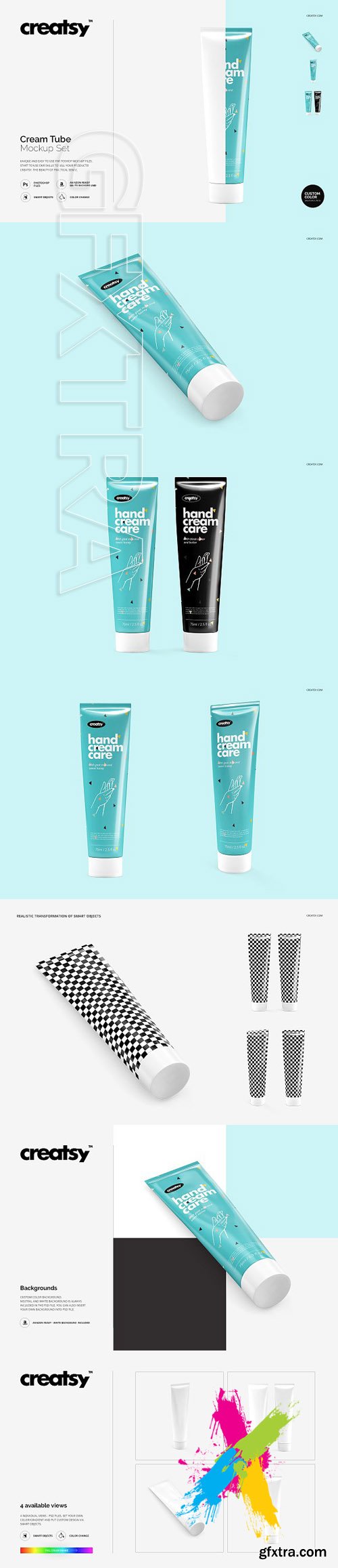 CM - Cream Tube Mockup Set 1719646