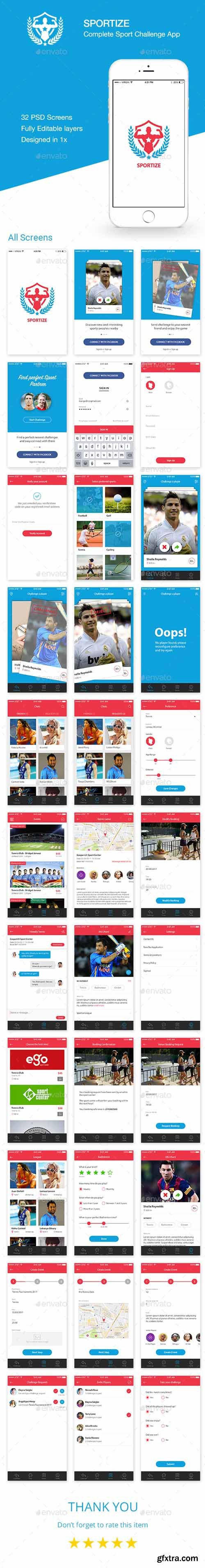 GR - Sportize App UI Kit 20425068