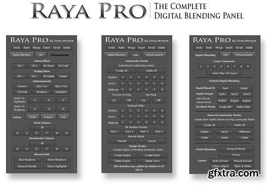 Raya Pro Panel v2.0 Plug-in for Adobe Photoshop CS5-CC 2017