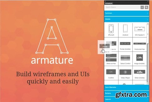 Armature - Drag-n-Drop wireframing for Adobe Illustrator