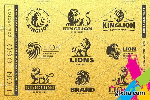 CM - Lion logo set 1697615