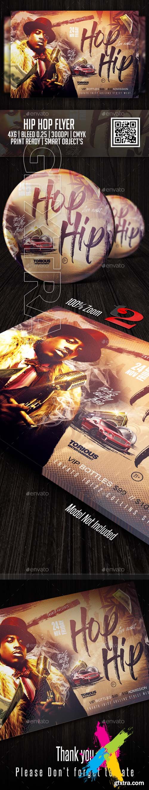 GraphicRiver - Hip Hop Flyer Template 20393659