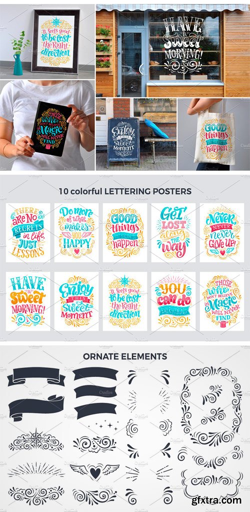 CM - 10 Lettering POSTERS + Bonus 1681656