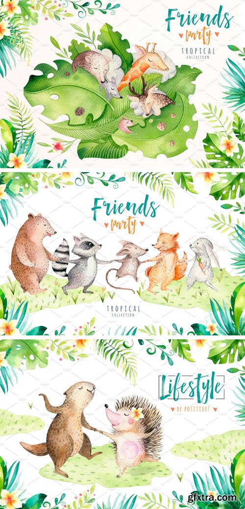 CM - Friends Party. Tropical collection II 1682734