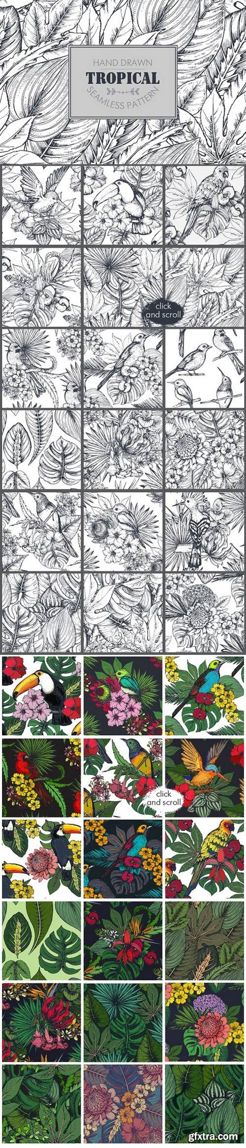 CM - Tropical seamless patterns 1655213