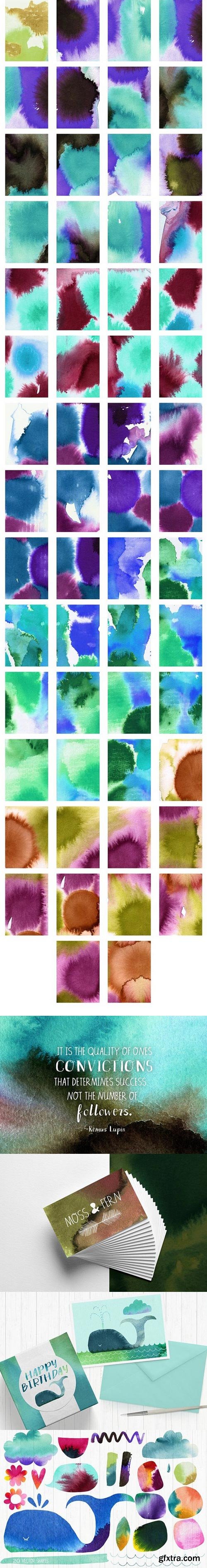 CM - Gorgeous Water Colour Backgrounds 1557081