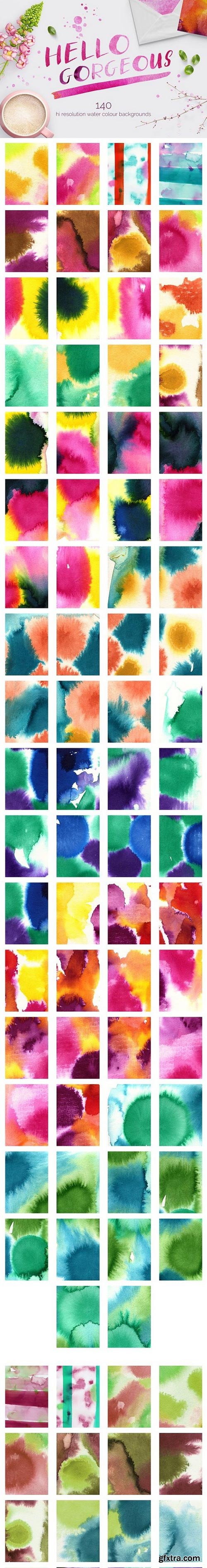 CM - Gorgeous Water Colour Backgrounds 1557081