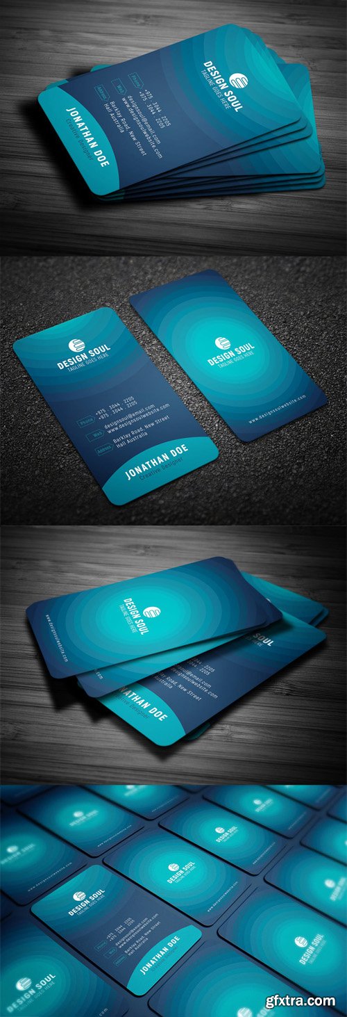 Blue Modern Business Card