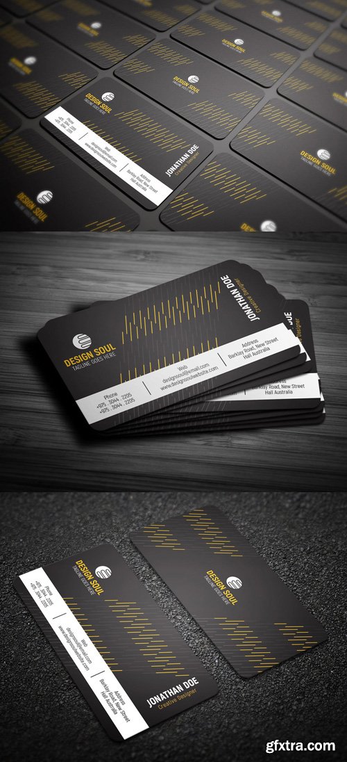 Dark Creative Business Card