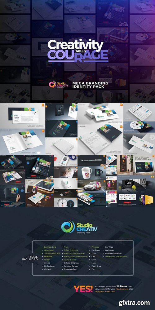 CM - Creative Mega Branding ID Pack 1636478