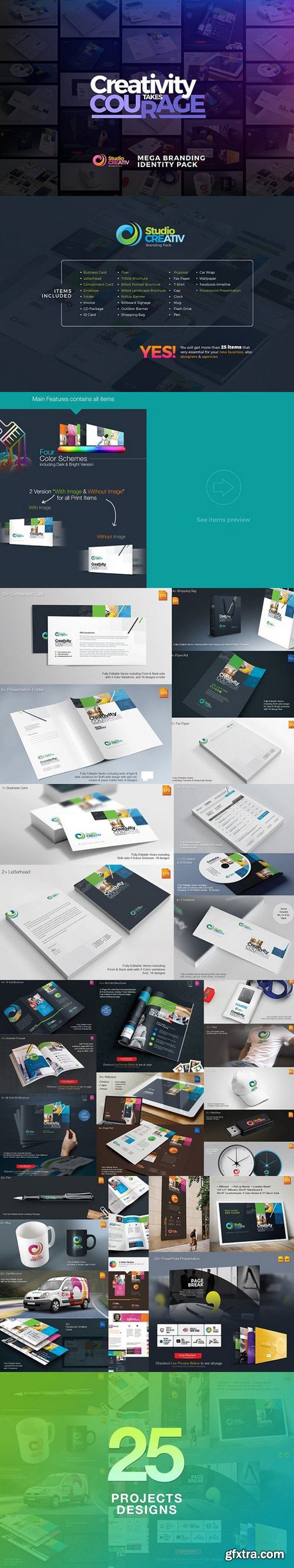 CM - Creative Mega Branding ID Pack 1636478