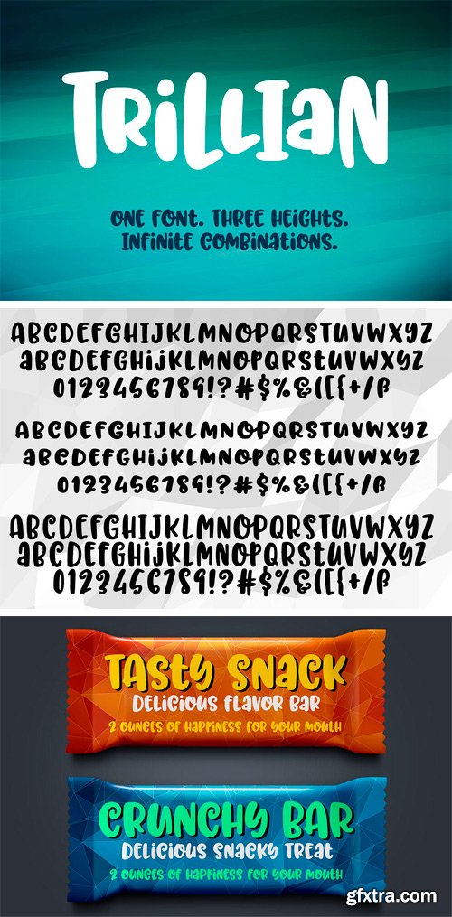 CM - Trillian: 1 fun font, 3 heights! 1696785