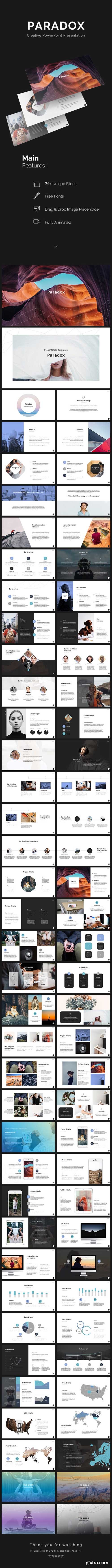 GR - Paradox PowerPoint Template 20406480