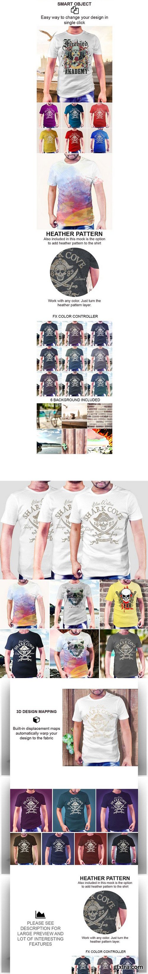 CM - Realistic Tshirt Mockup Male Version 1655209