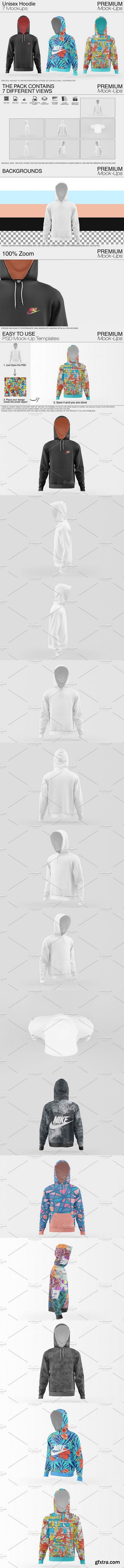 CM - Unisex Hoodie Mockup Set 1644660