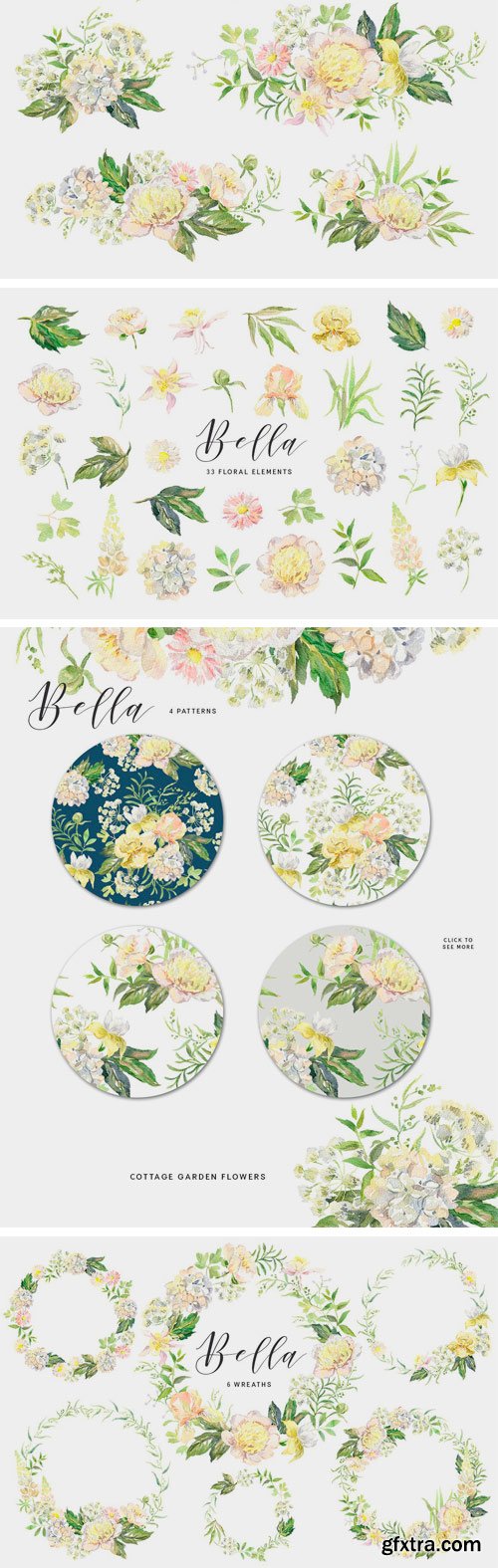 CM - Bella. Watercolor Floral Collection 1668071