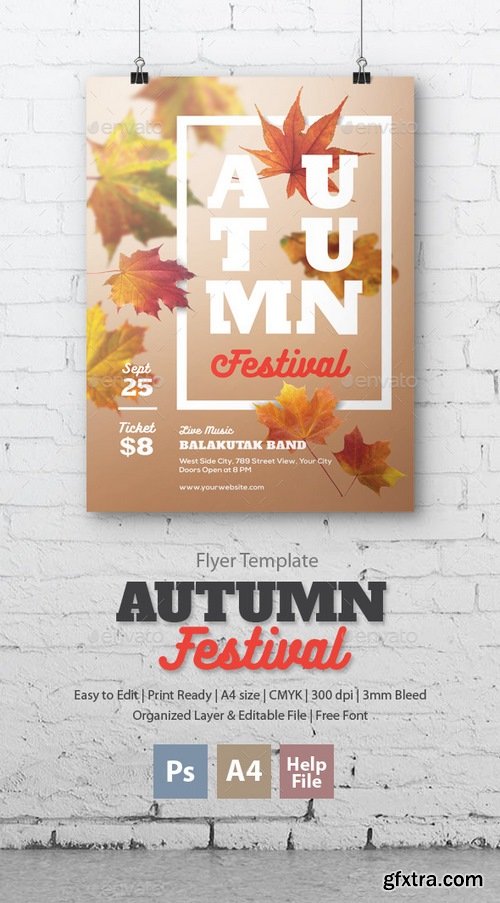 Graphicriver - Autumn Festival Flyer 17782438