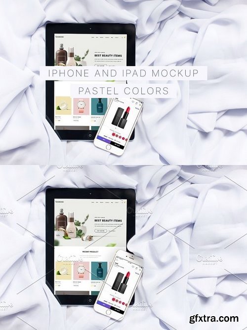 CM - Pastel colors iPhone & iPad Mockup 1735480