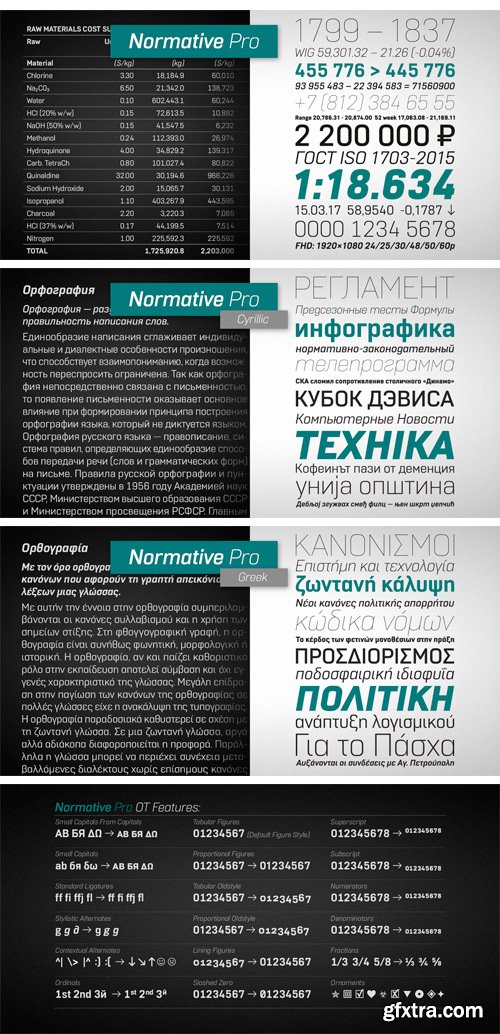 Normative Pro Font Family