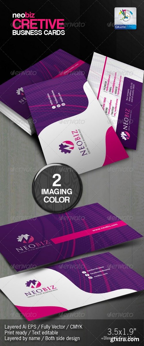 Graphicriver - NeoBiz Creative Business Card 3177508