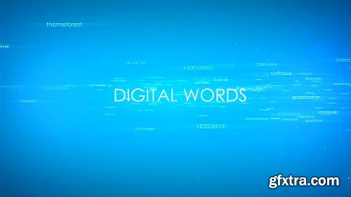 Videohive Digital Words 6761262