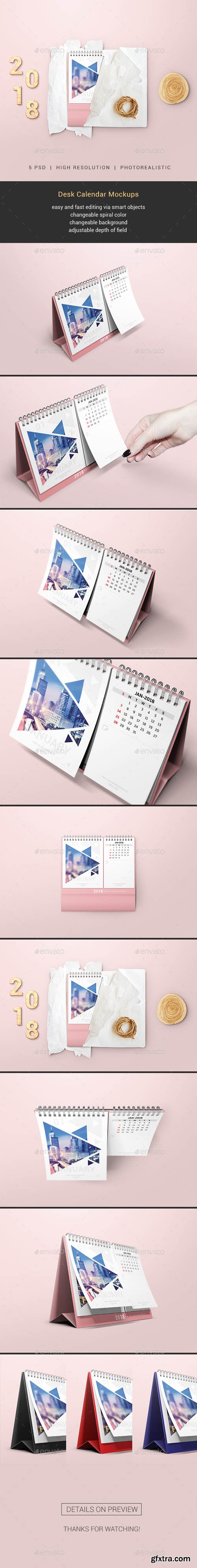 GR - Desk Calendar Mockups 20452663