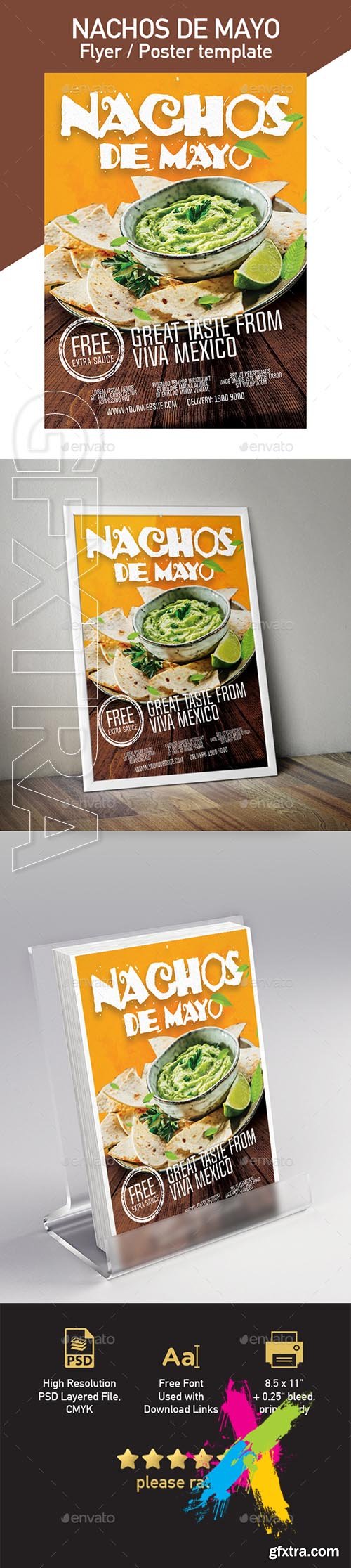 GraphicRiver - Nachos Flyer Poster Template 20452113