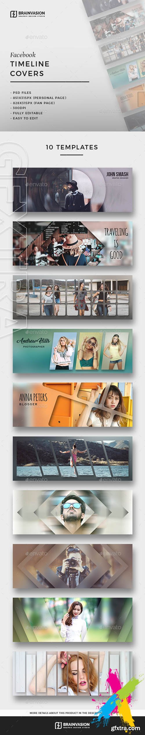 GraphicRiver - Creative Facebook Timeline Covers Bundle 20406919