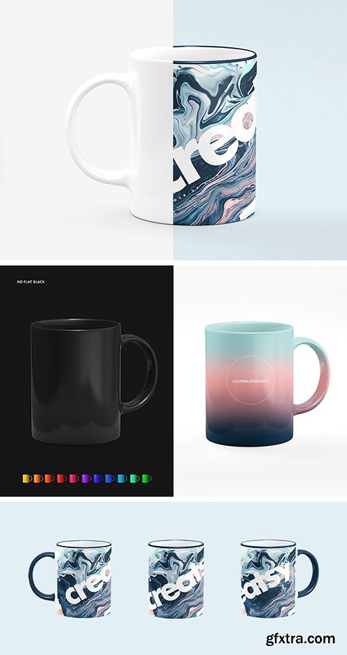 PSD Mock-Ups - Sublimation Mug 2017