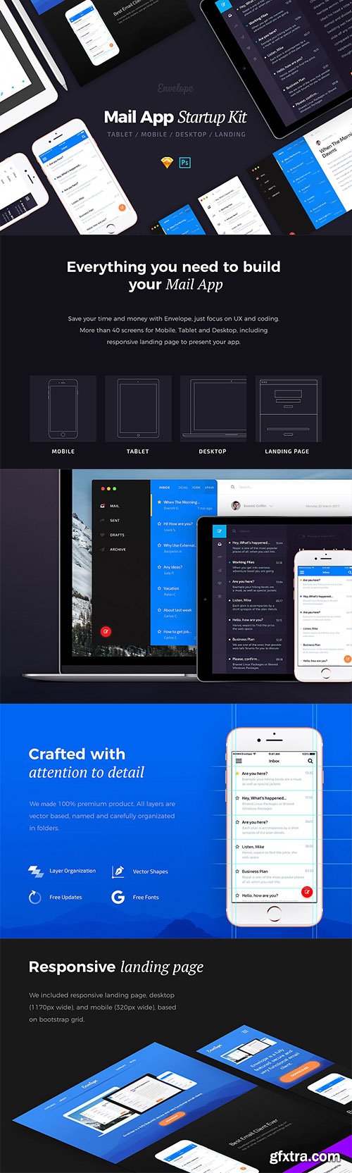 Envelope Startup UI Kit - CM 1547044