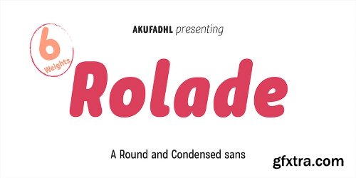 Rolade Font Family - 12 Fonts