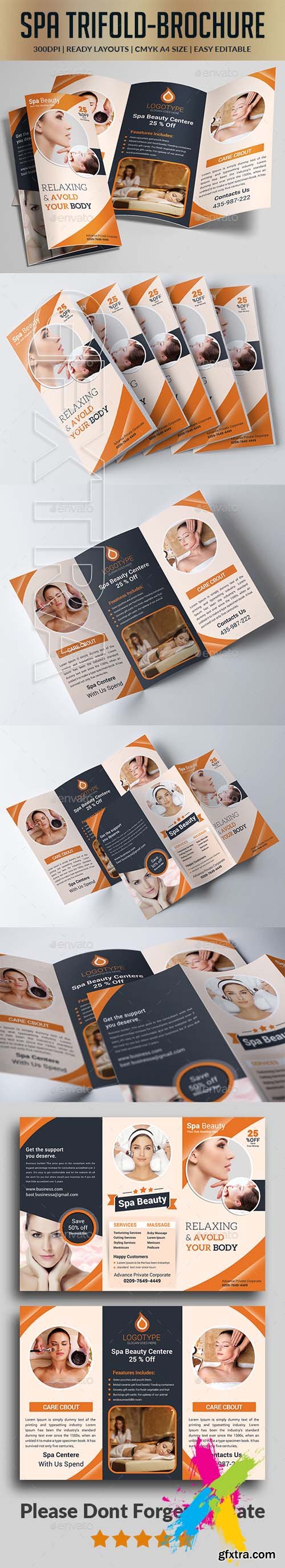 GraphicRiver - Spa Trifold Brochure 20405993