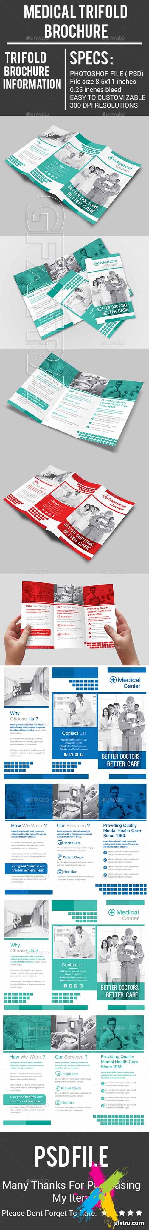 GraphicRiver - Medical Trifold Brochure 20403318