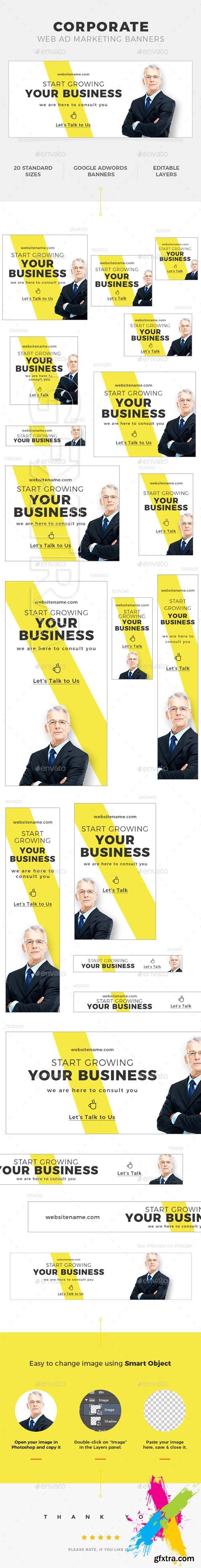 GraphicRiver - Corporate Web Ad Banners 20447629