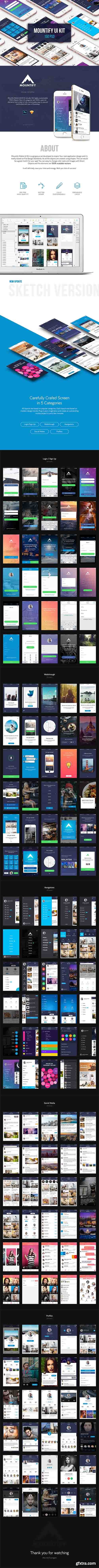 Mountify Mobile UI Kit - CM 1131560