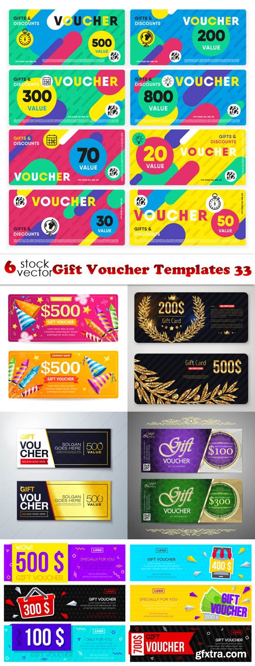 Vectors - Gift Voucher Templates 33