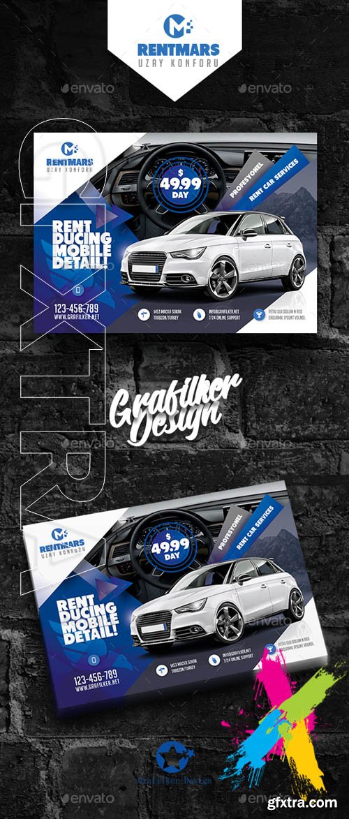 GraphicRiver - Rent A Car Flyer Templates 20409569