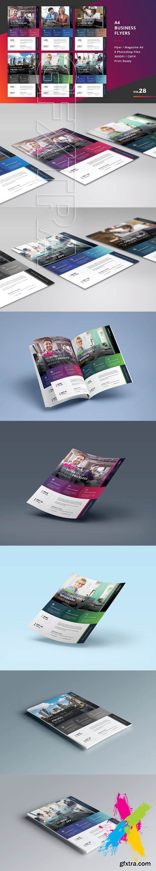 Creativemarket - Corporate Flyer Templates 6PSD - 28 1739219