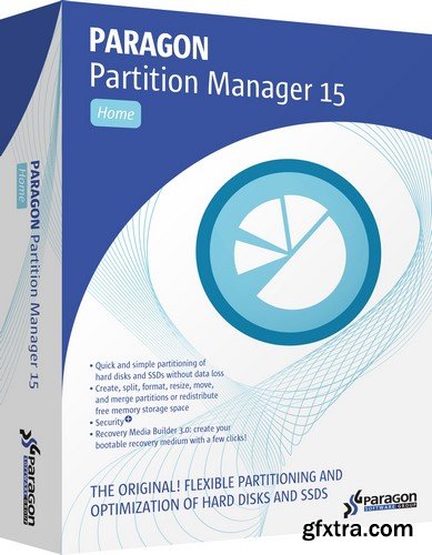 Paragon Partition Manager 15 Home 10.1.25.779 Boot Medias