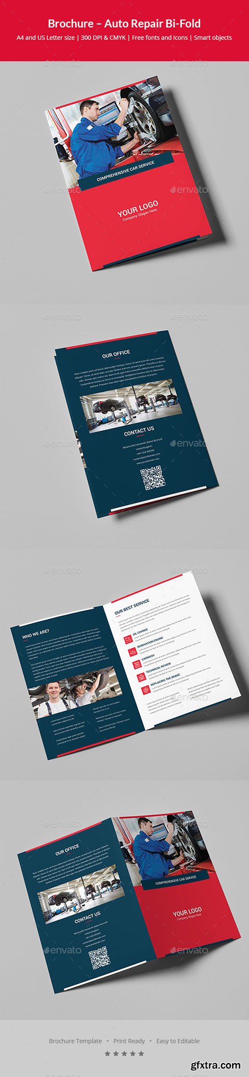 Graphicriver - Brochure – Auto Repair Bi-Fold 20451420