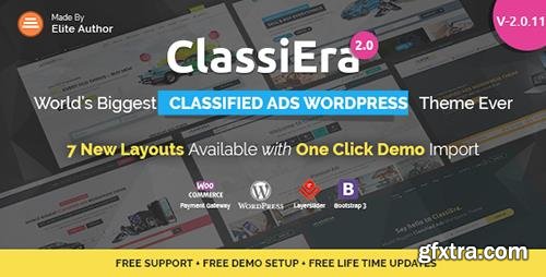 ThemeForest - Classiera v2.0.10 - Classified Ads WordPress Theme - 14138208