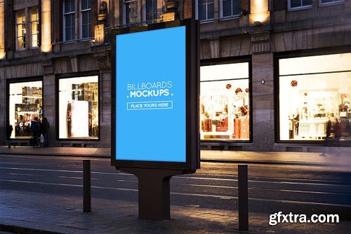 Creativemarket - Billborad Mockup at Night 72 1738271