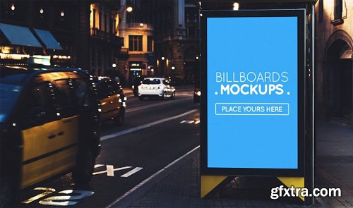 Creativemarket - Billborad Mockup at Night 78 1738583