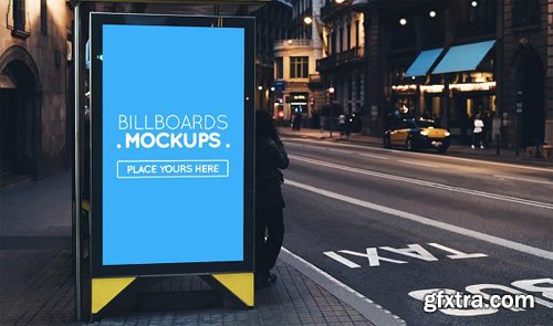 Creativemarket - Billborad Mockup at Night 77 1738581