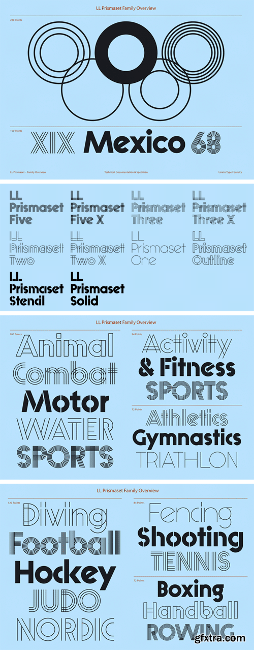 Prismaset Font Family