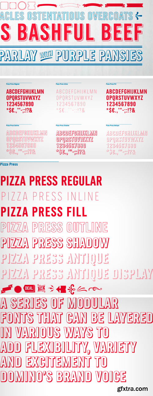 Pizza Press Font Family