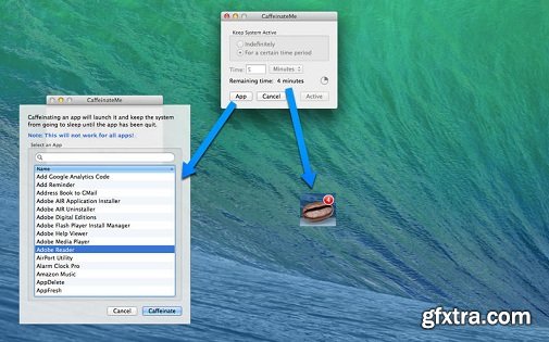 CaffeinateMe 1.5.2 (Mac OS X)